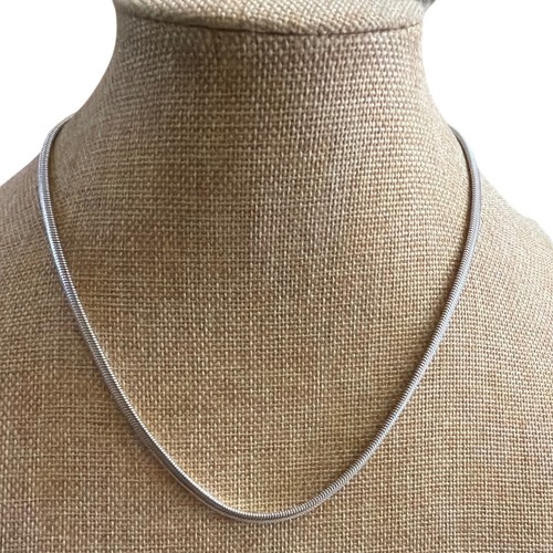 Claires silver tone snake - silver,