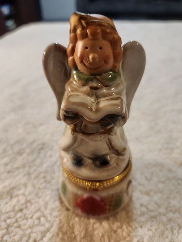 Claire angel cat trinket box - angel,