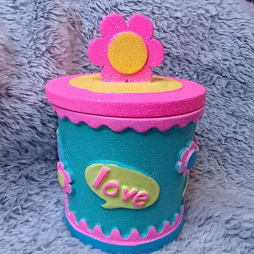 Round love trinket box hot - trinket,